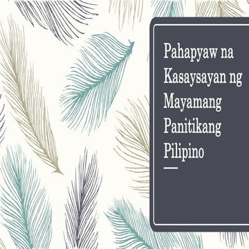 ARALIN SA filipino-tula AT MGA URI NG TULA | PPT