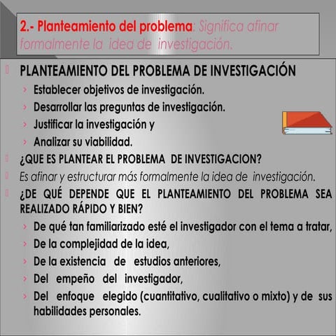 PLANTEAMIENTO DEL PROBLEMA