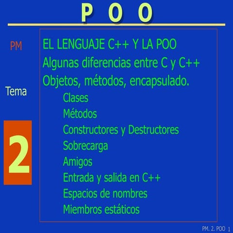 2 POO Presentación