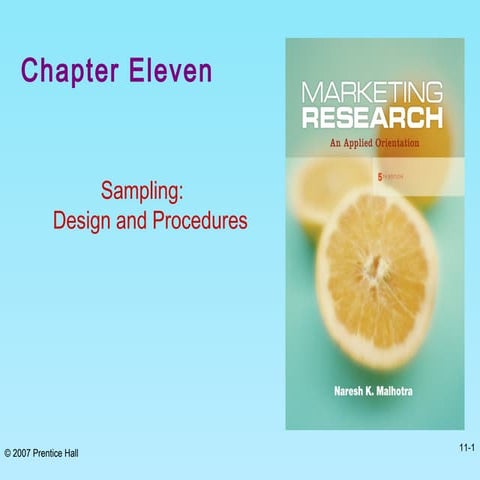 Chapter 11 Marketing Reserach , Malhotra