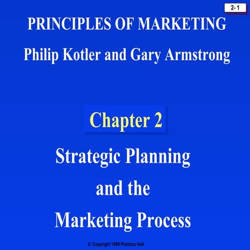 Principles of marketing strategic planning | PPT