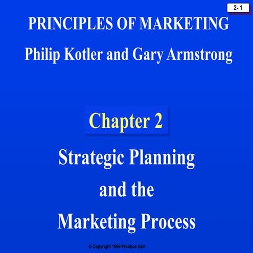 Principles of marketing strategic planning | PPT