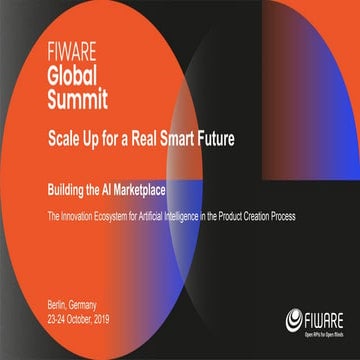 FIWARE Global Summit - Building the “AI Marketplace”