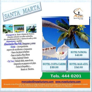 Excursiones Santa Marta 