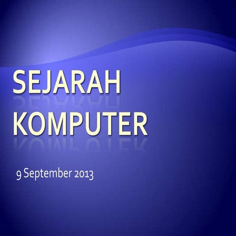 Sejarah Komputer