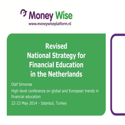 Olaf Simonse - 2014 Conference on Global and European Trends in Financial Edu...