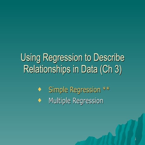 2   simple regression
