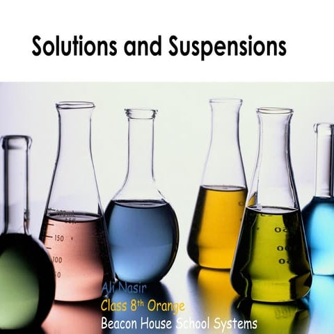 solutions & suspensions-ali nasir 