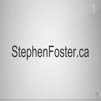 Innovations in Video Marketing - Stephen Foster