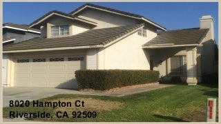 2-Story Riverside CA Home For Sale - 8020 Hampton Ct