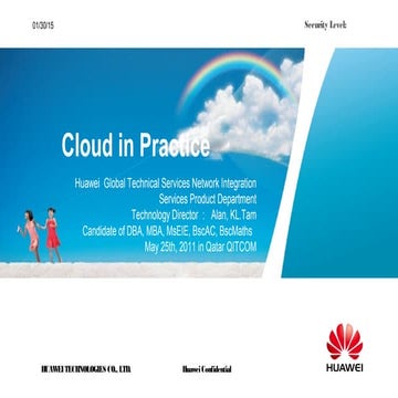 Mr. Tam Kin Lui's presentation at QITCOM 2011