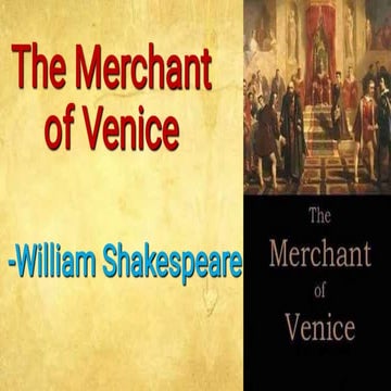 The Merchant of Venice by William Shakespeare | PPT