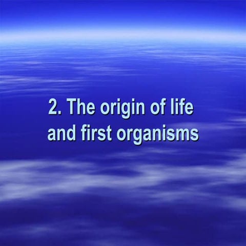 2 the origin of life-2012