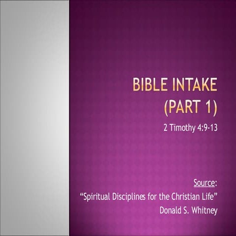 The 12 Spiritual Disciplines | PDF