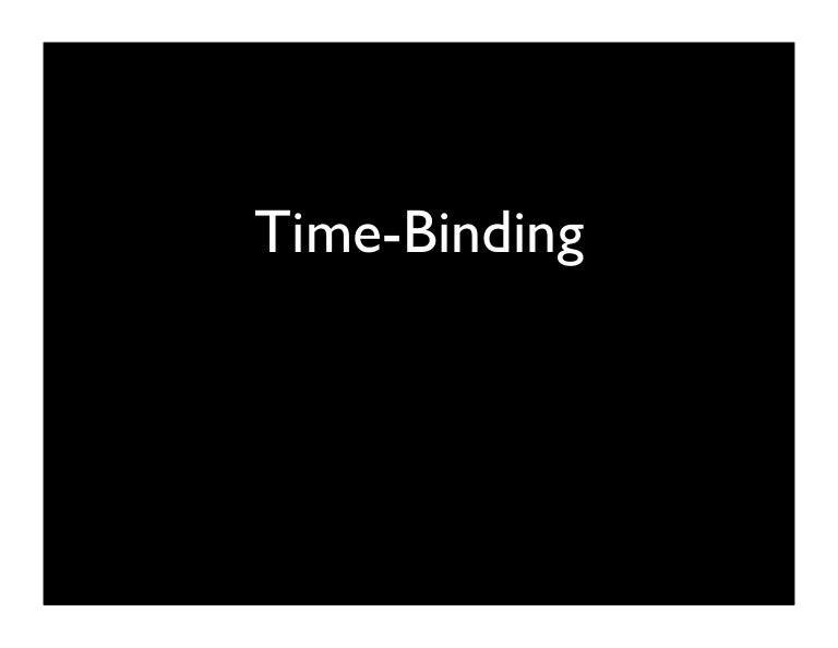 2.time binding