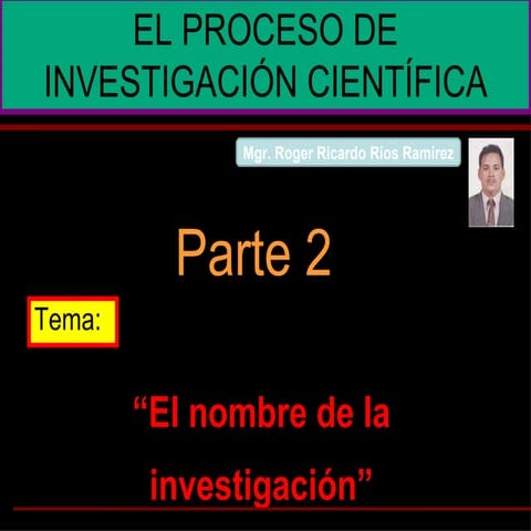 2 TíTulo Roger Ricardo RíOs RamíRez | PPT