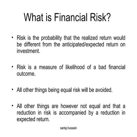 2. types of risks