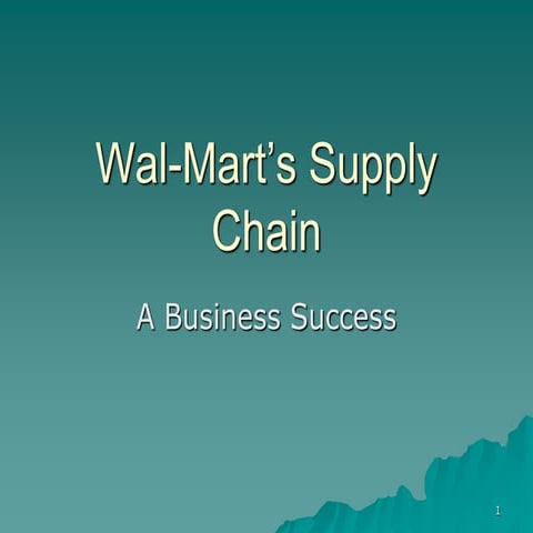 2 wal-mart supply chain-short