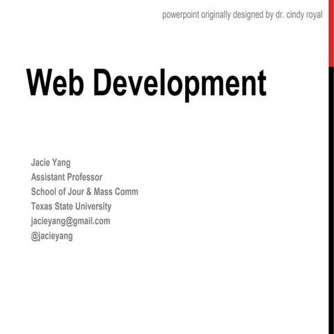 web development overview