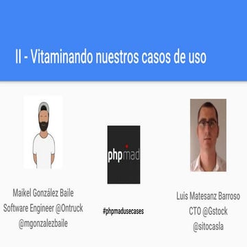 II - Vitaminando nuestros casos de uso