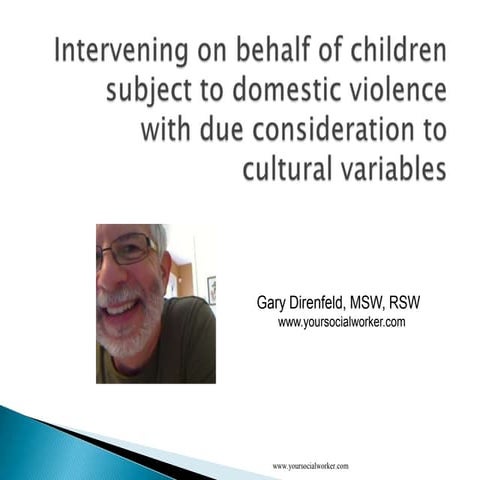 Intervening on behalf of children subject to domestic violence with due consi...