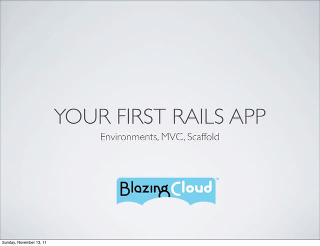  Your first rails app - 2