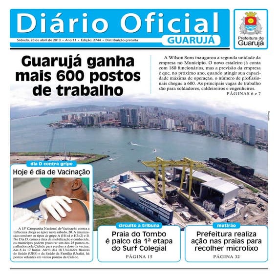 Diário Oficial de Guarujá