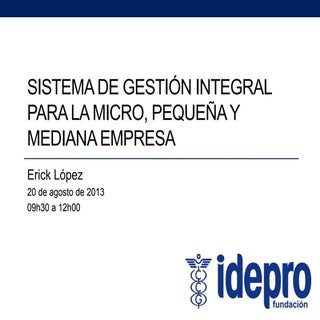 Sistemas de Gestión Integral para l...