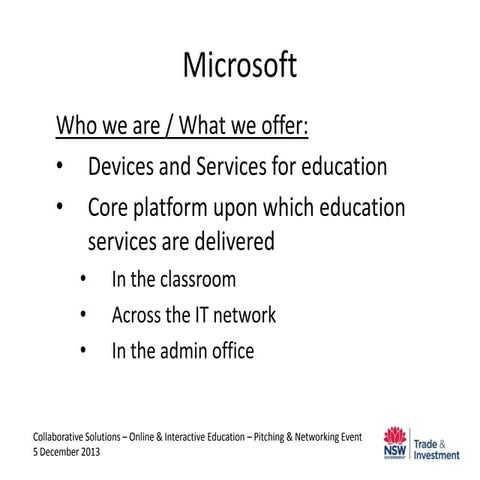CS Education Event - Microsoft