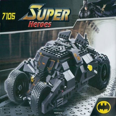 Конструктор Decool аналог LEGO "Тумблер Бэтмена" 7888 Super Heroes 325 ...
