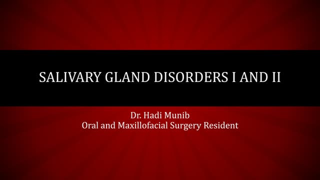 PLUNGING RANULA- A CASE REPORT.(Deep, diving or a cervical ranula) | PPTX