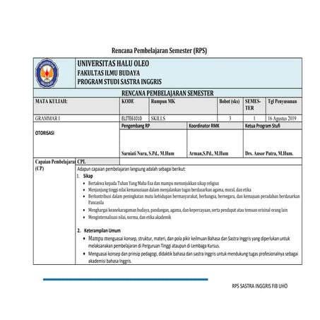 20. RPS Mata Kuliah Grammar I.pdf