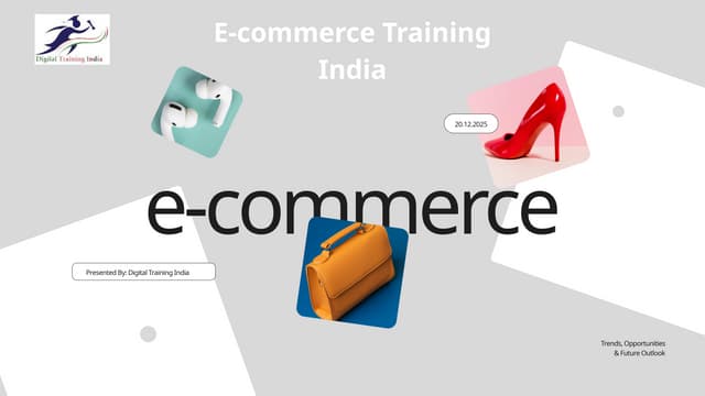 Professional E-Commerce Training for Online Business Success | PPTX