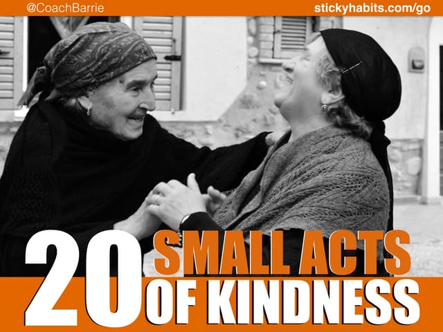 20 Small Acts of Kindness