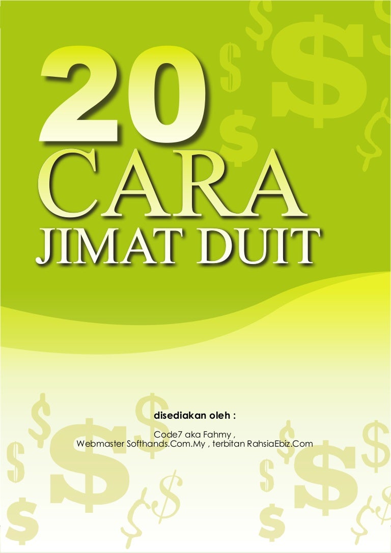 20 Cara Jimat Duit
