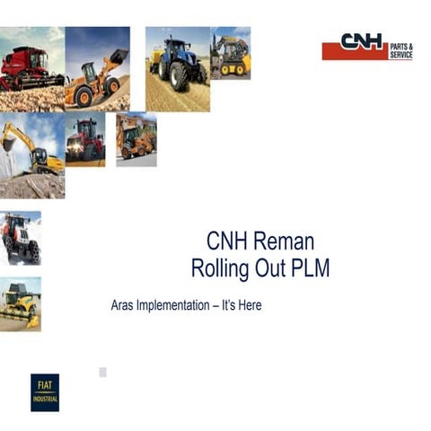 CNH Reman Rolling Out PLM