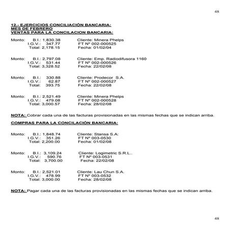 20. Conciliacion Bancaria