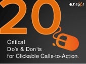 20 Do's & Don'ts for Clickable Call...