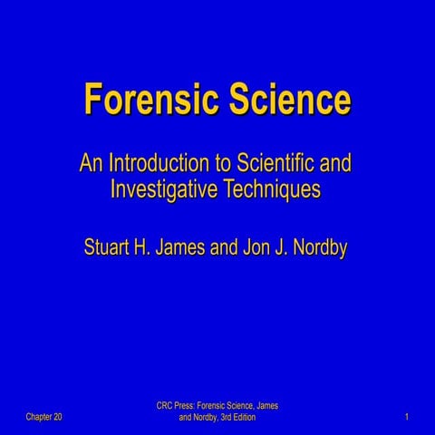20  Forensic Science Powerpoint Chapter 20 Forensic Tire Impress