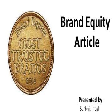 most trusted brand 2014