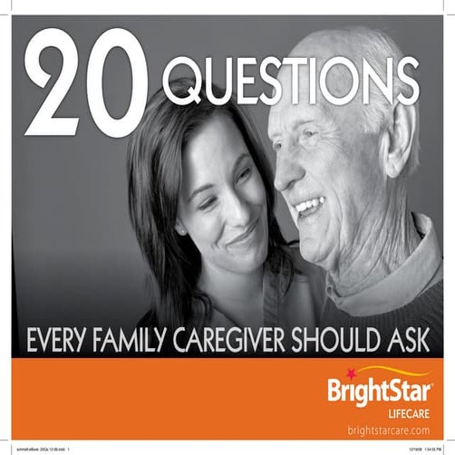 20 Questions For Caregivers | PDF