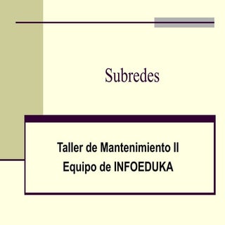 20  subredes