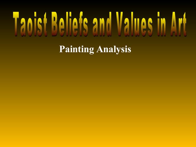 Taoist Painting Analysis