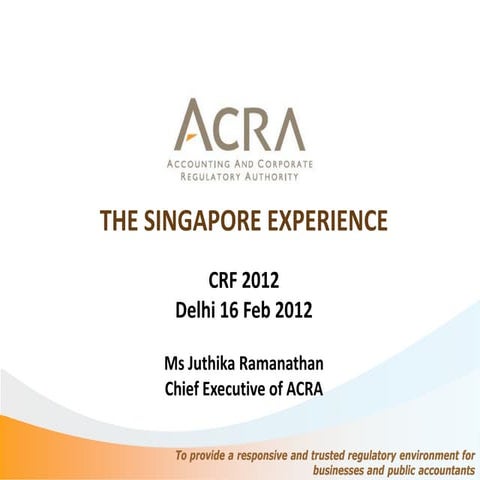 20. the singapore experience  ms juthika ramanathan