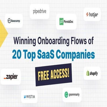 20-Top-Saas-Companies-Onboarding Flow - Free Download worth $99