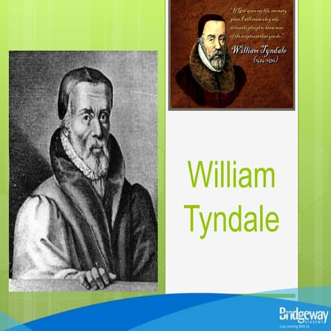 20. William Tyndale