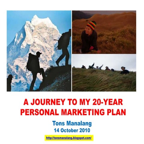 20 year marketing plan of tons manalang