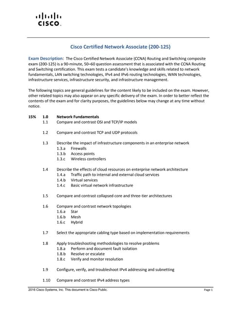 CISCO 200 125-ccna-v3