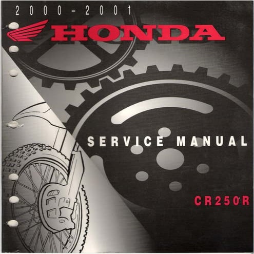 2000 HONDA CR 250 SERVICE MANUAL PDF visual data 2