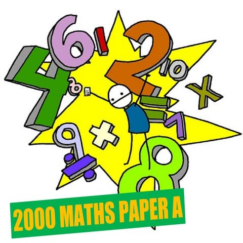 2000 mathematics paper a